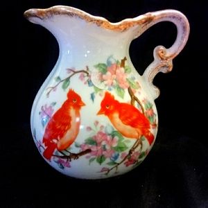 Norleans hand painted pitcher VINTAGE